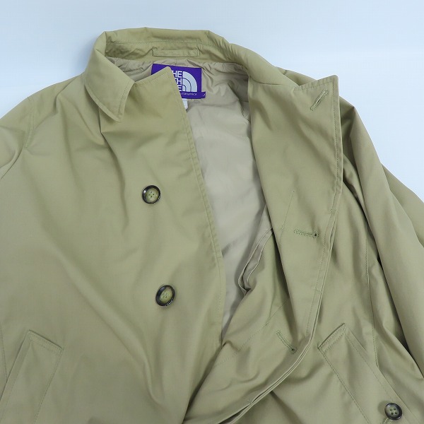 実際に弊社で買取させて頂いたTHE NORTH FACE/ノースフェイス PURPLE LABEL BEAMS別注 ステンカラーコート NP2918N/Lの画像 5枚目
