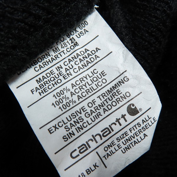 実際に弊社で買取させて頂いたCARHARTT/カーハート F14 ニットキャップ ニット帽/ONESIZEの画像 6枚目