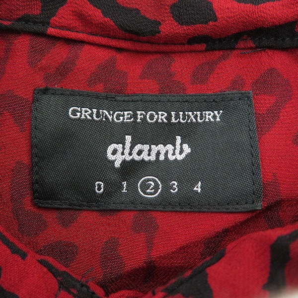 実際に弊社で買取させて頂いたglamb/グラム レオパード/ヒョウ柄 長袖シャツ 2の画像 2枚目