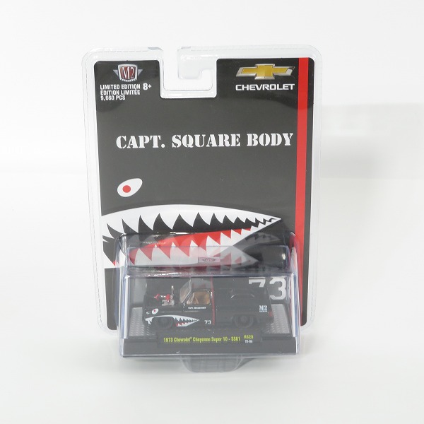 実際に弊社で買取させて頂いた【未開封】M2 Machines/M2マシーンズ 1/64 CAPT SQUARE BODY 1973 Chevrolet Cheyenne Super 10 ミニカー