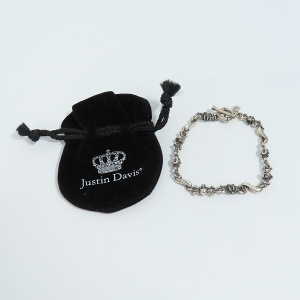 実際に弊社で買取させて頂いたJustin Davis/ジャスティンデイビス ダブルクロスブレスレット 8inch/SBJ552の画像 8枚目
