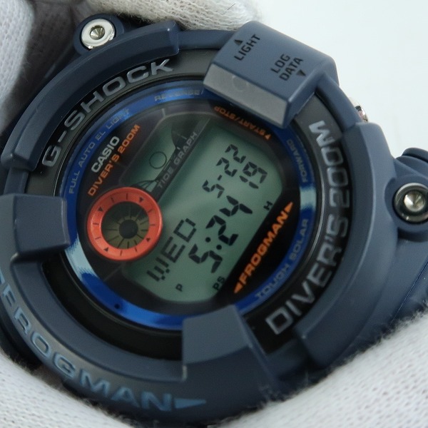 実際に弊社で買取させて頂いたG-SHOCK/Gショック FROGMAN メンインカモフラージュ タフソーラー GF-8250CM-2の画像 4枚目