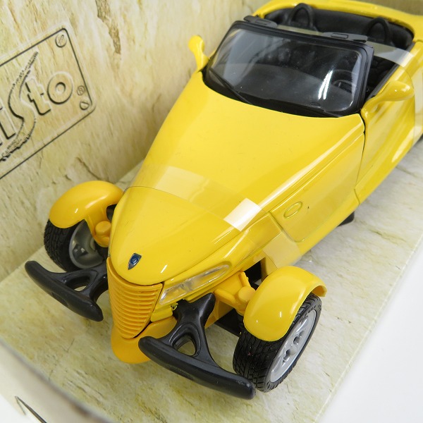 実際に弊社で買取させて頂いたMaisto/マイスト 1/24 Plymouth Prowler/ クライスラー プロウラー プリムス ’99 カラー ミニカーの画像 2枚目