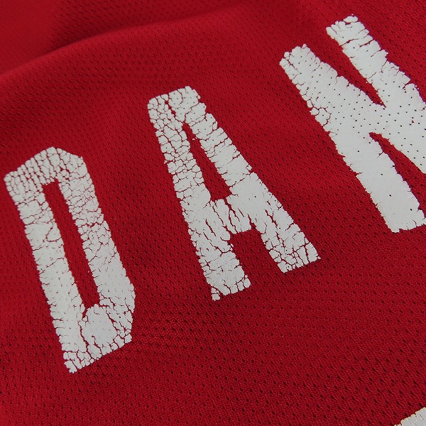 実際に弊社で買取させて頂いたChampion/チャンピオン Chicago Bulls/シカゴブルズ JORDAN/ジョーダン #23 ユニフォーム/ゲームシャツ  レッド/40の画像 6枚目