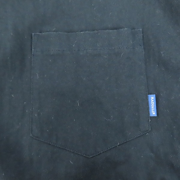 実際に弊社で買取させて頂いたRADIALL/ラディアル 胸ポケット ロングTシャツ カットソー Mの画像 5枚目