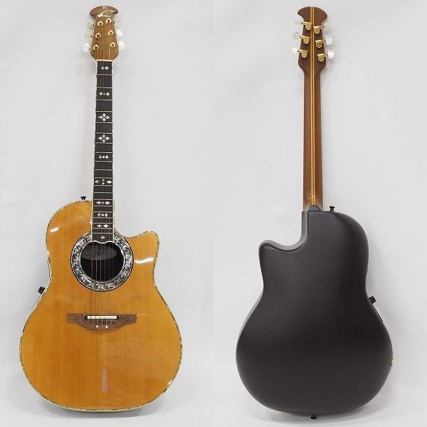 実際に弊社で買取させて頂いた★【難有り】Ovation USA/オベーション N769-7 NAKAO CUSTOM Legend エレアコ/アコースティックギター ハードケース付の画像 2枚目