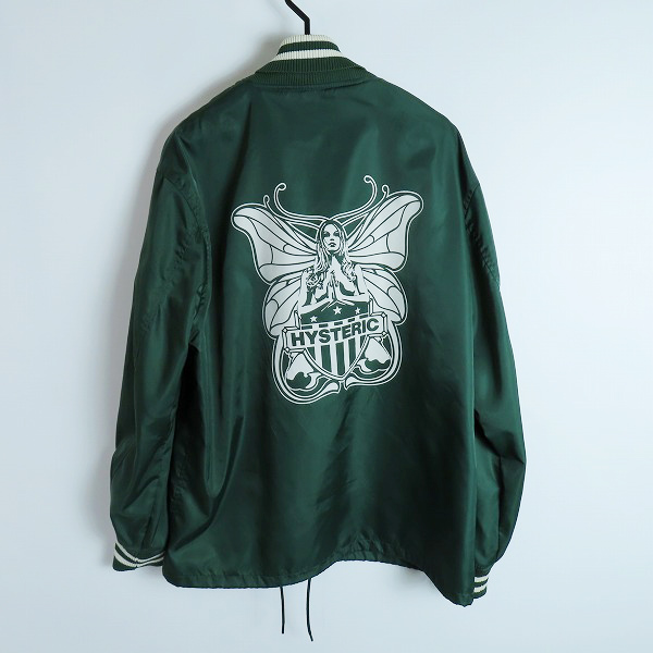 実際に弊社で買取させて頂いたHYSTERIC GLAMOUR/ヒステリックグラマー リブショールカラーコーチジャケット 02241AB04/Lの画像 1枚目