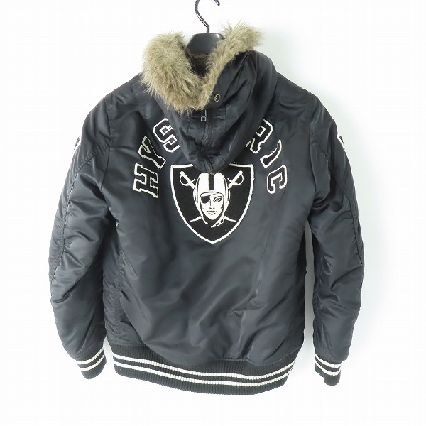 実際に弊社で買取させて頂いたHYSTERIC GLAMOUR/ヒステリックグラマー N-2B プリマロフトジャケット スターワッペン 0243AB05/Mの画像 1枚目