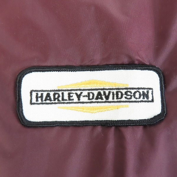 実際に弊社で買取させて頂いたCardinal/カーディナル ハーレーダビッドソンワッペン コーチジャケット Sの画像 3枚目
