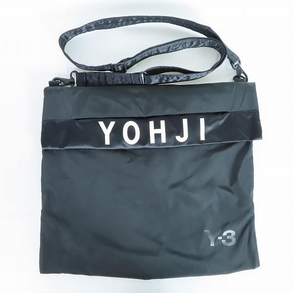 実際に弊社で買取させて頂いたY-3/ワイスリー ショルダー トートバッグ ロゴプリント 2WAY/FH9262
