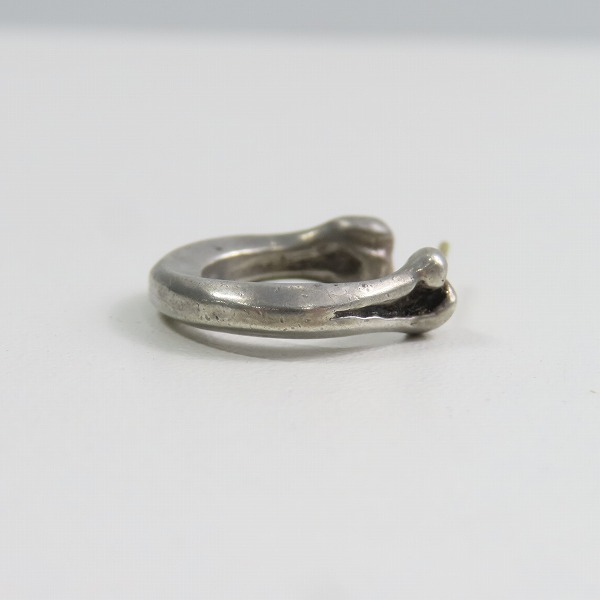 実際に弊社で買取させて頂いた【ギャラ付き】LEATHERS AND TREASURES/レザーズアンドトレジャーズ Large bone earring ラージボーンイヤリング ピアスの画像 3枚目