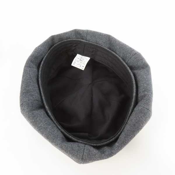 実際に弊社で買取させて頂いたFUNALIVE/ファンアライブ メルトン ビッグベレー帽 DS0-000-166100の画像 4枚目