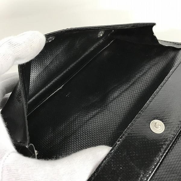 実際に弊社で買取させて頂いたFREITAG/フライターグ F555 CAROLINE/キャロライン 二つ折り長財布 ブラックの画像 5枚目