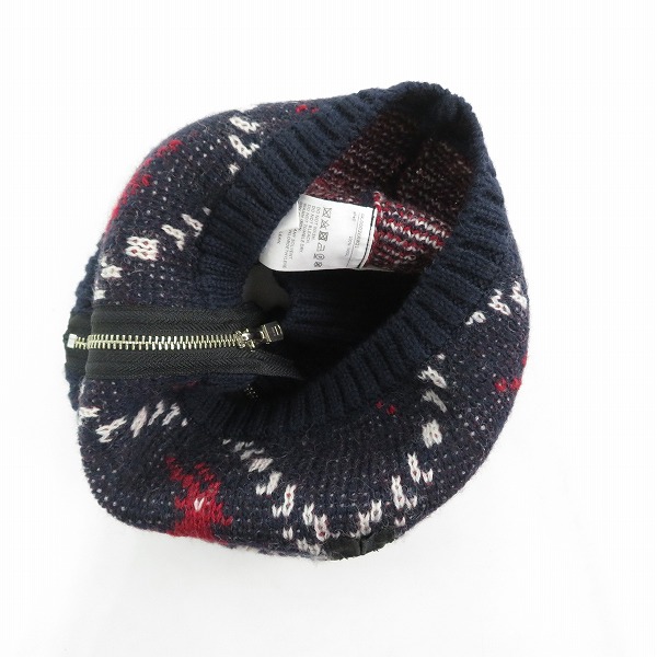 実際に弊社で買取させて頂いたTAKAHIROMIYASHITA TheSoloIst/ 21AW ノルディック柄 ウールニット ネックウォーマー sk.0002cAW21の画像 3枚目