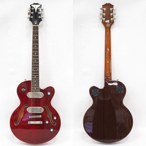 実際に弊社で買取させて頂いた★Epiphone/エピフォン WILDKAT STUDIO WR/ワイルドキャット セミアコ エレキギター 2015年製 ハードケース付の画像 1枚目