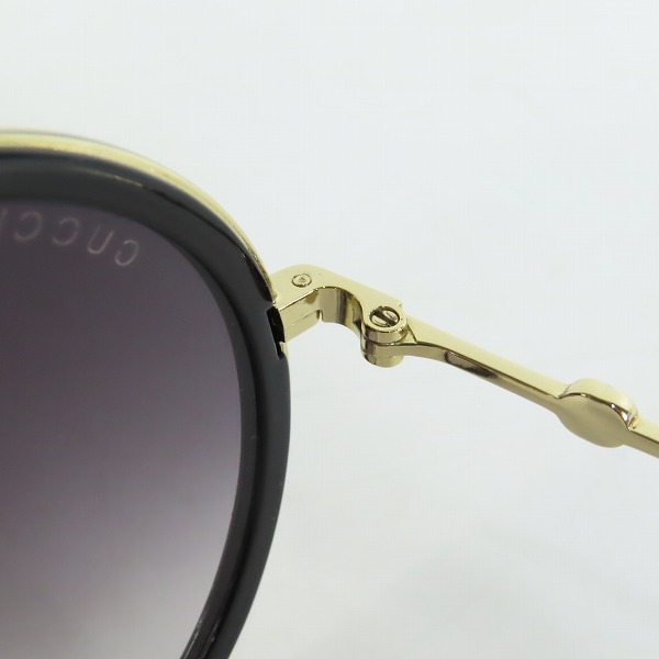 実際に弊社で買取させて頂いたGUCCI/グッチ サングラス/アウェア/アレッサンドロ・ミケーレデザイン/GG0061S 001の画像 5枚目