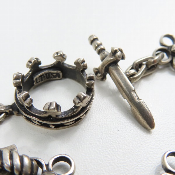 実際に弊社で買取させて頂いたLEATHERS&TREASURES/レザーズ＆トレジャーズ クラウン ブレスレットの画像 2枚目