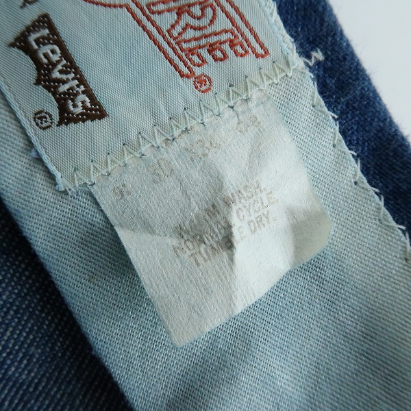 実際に弊社で買取させて頂いたLevis/リーバイス 70's WILD FIRE ブーツカットパンツ/30×34の画像 3枚目