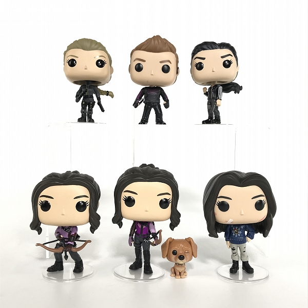 実際に弊社で買取させて頂いたFunko/ファンコ Pop/ポップ Hawkeye/ホークアイ エレーナ/ケイトビショップ 等 フィギュア 6点セットの画像 2枚目