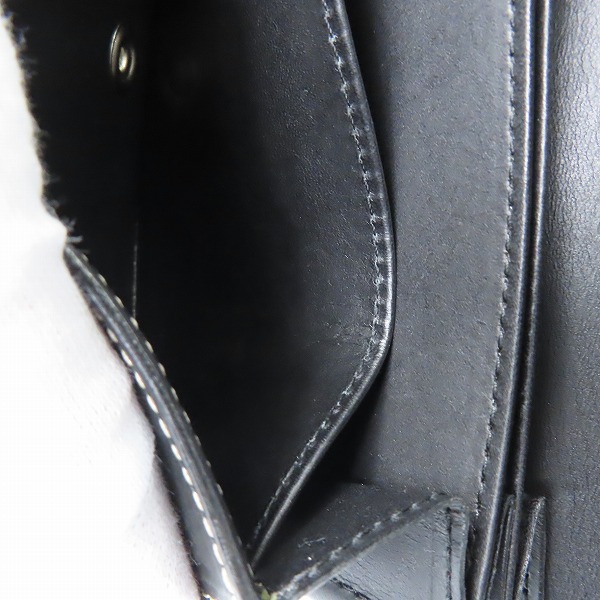 実際に弊社で買取させて頂いたFUNNY/ファニー  長財布 ブラックの画像 9枚目