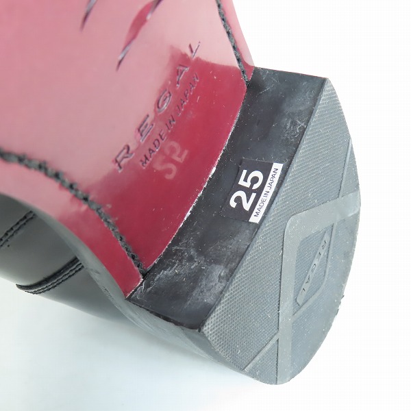 実際に弊社で買取させて頂いたREGAL/リーガル ストレートチップ ビジネスシューズ 10GR/25.0の画像 7枚目