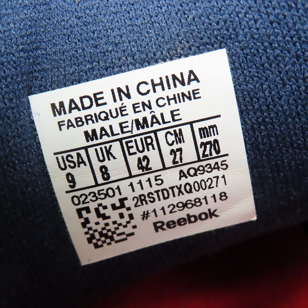 実際に弊社で買取させて頂いたReebok×ZOZOTOWN/リーボック×ゾゾタウン INSTAPUMP FURY/インスタポンプフューリー 10周年記念 デニム AQ9345/27の画像 5枚目