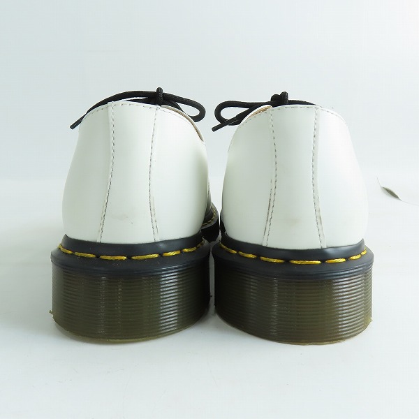 実際に弊社で買取させて頂いたDr.Martens/ドクターマーチン 3EYE BOOTS/3ホール シューズ ホワイト 1461/UK7の画像 1枚目