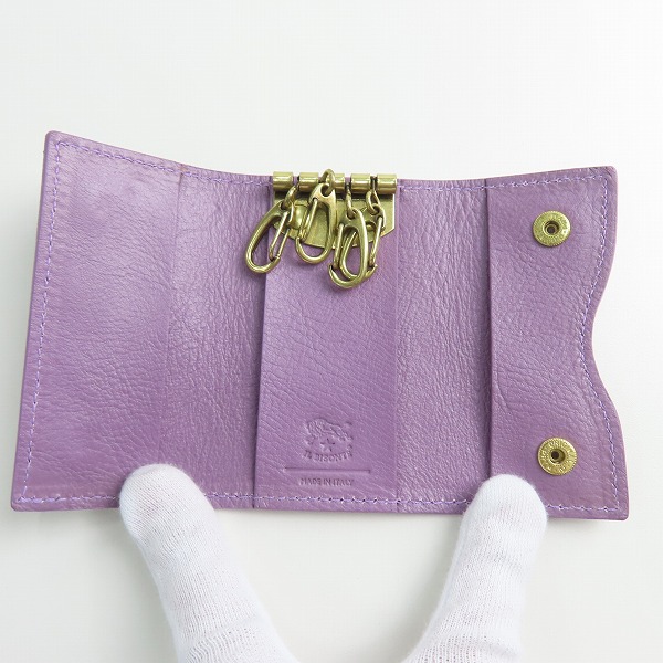 実際に弊社で買取させて頂いたIL BISONTE/イルビゾンテ レザーキーケースの画像 3枚目