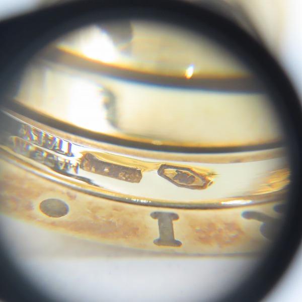 実際に弊社で買取させて頂いたBVLGARI/ブルガリ K18YG B-ZERO1/ビーゼロワン 4バンド リング/指輪 57/16号の画像 6枚目