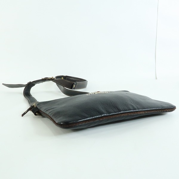 実際に弊社で買取させて頂いたFLAT HEAD/フラットヘッド DEER SKIN SACOCHE BAG/ディアスキン サコッシュバッグ FN-B1H6-7Sの画像 2枚目