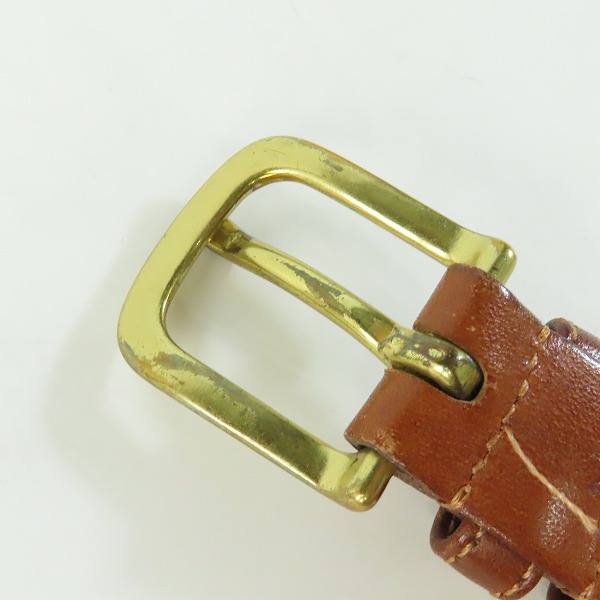 実際に弊社で買取させて頂いたCOACH/コーチ レザー切替 ベルト 3810 32-80cmの画像 2枚目