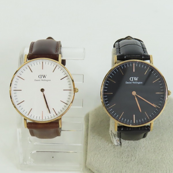 実際に弊社で買取させて頂いた【ジャンク含む/動作未確認】Daniel Wellington/ダニエルウェリントン Classic クラシック 純正ベルト付 2点セット