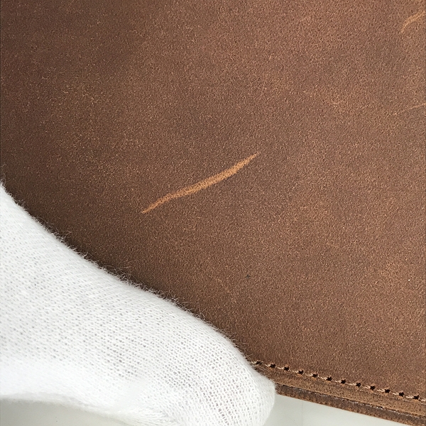 実際に弊社で買取させて頂いた土屋鞄 オリジンオイルヌメ　ロングウォレット/長財布　かぶせ式 牛革レザー ブラウン　の画像 8枚目