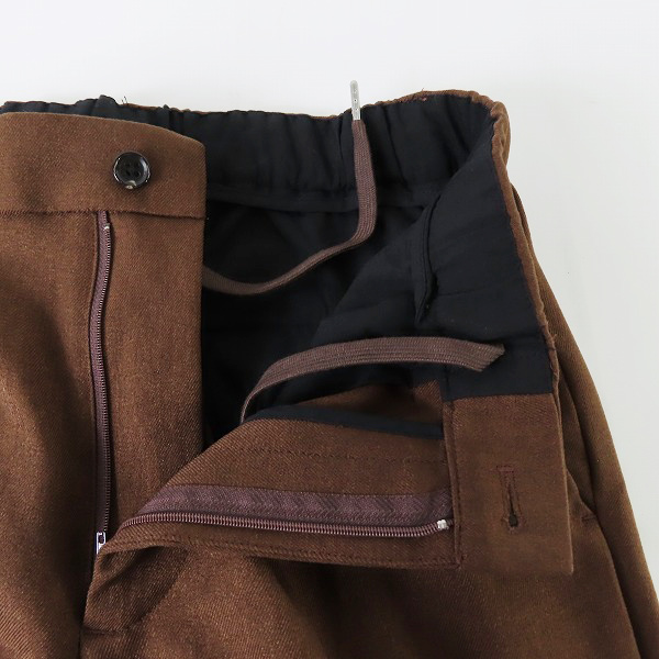 実際に弊社で買取させて頂いた417 EDIFICE/フォーワンセブン エディフィス テーラードジャケット セットアップ ブラウン/Mの画像 3枚目