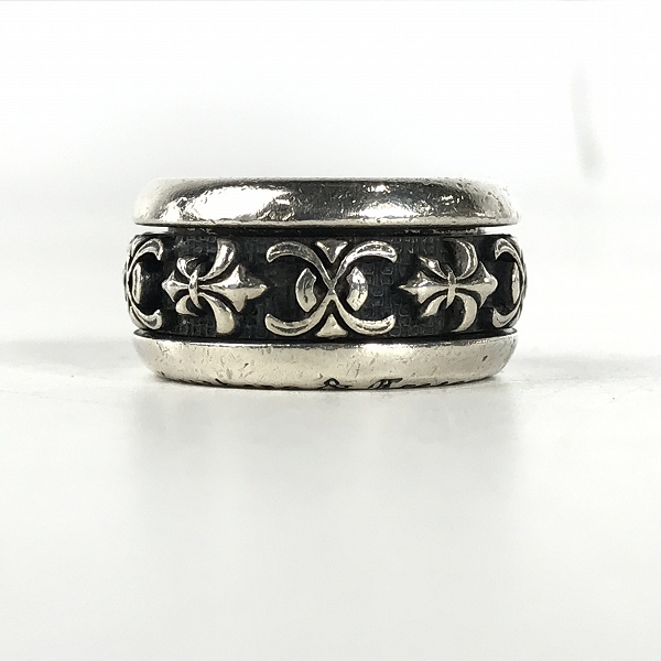 実際に弊社で買取させて頂いた【ギャラ付き】LEATHERS AND TREASURES/レザーズアンドトレジャーズ フレアデリーフローレンティンリボルバーリング/14.5号の画像 1枚目