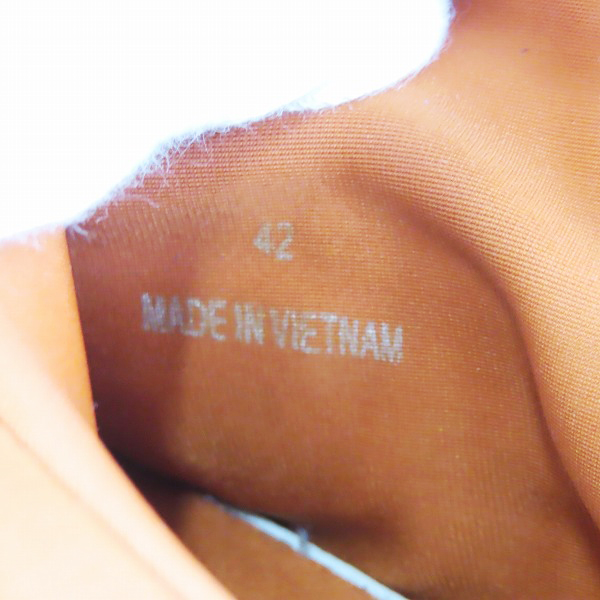 実際に弊社で買取させて頂いたJIMMY CHOO/ジミーチュウ Cosmos/コスモス スニーカー オレンジ/42の画像 5枚目