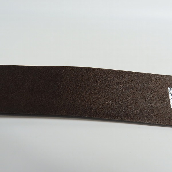 実際に弊社で買取させて頂いたDIESEL/ディーゼル レザーベルト B-1DR-LAYER X09813 75/30の画像 6枚目