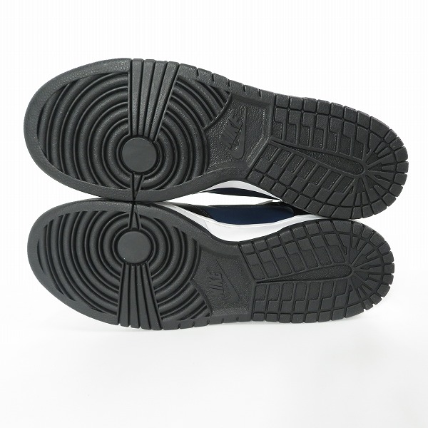 実際に弊社で買取させて頂いた【未使用】NIKE×FRAGMENT DESIGN/ナイキ×フラグメントデザイン DUNK HI/ダンク ハイ ミッドナイトネイビー DJ0383-400 27の画像 2枚目
