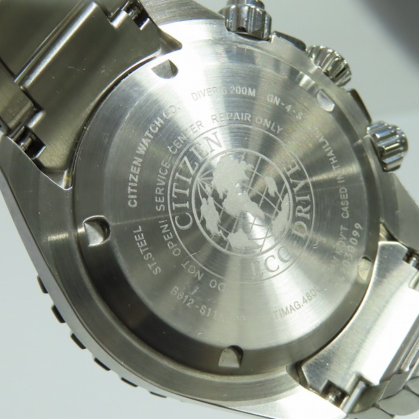 実際に弊社で買取させて頂いたCITIZEN/シチズン PROMASTER MARINE/プロマスターエコドライブ ダイバー 腕時計 CA0711-98Hの画像 3枚目
