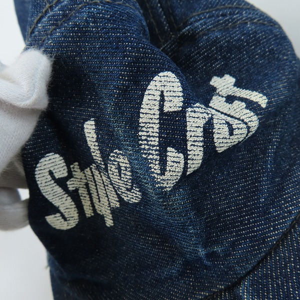 実際に弊社で買取させて頂いたEVISU/エヴィス 90s 初期ハウスタグ デニム生地 キャップ 2点セットの画像 7枚目