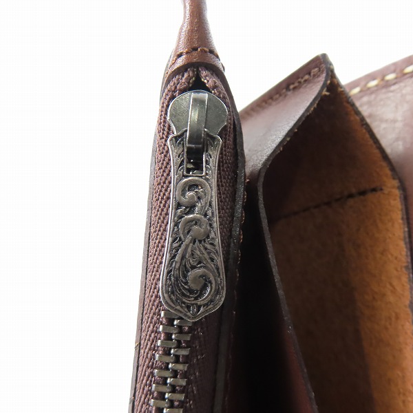 実際に弊社で買取させて頂いたFUNNY/ファニー  HANDDYED ボカシ染め 長財布 の画像 6枚目