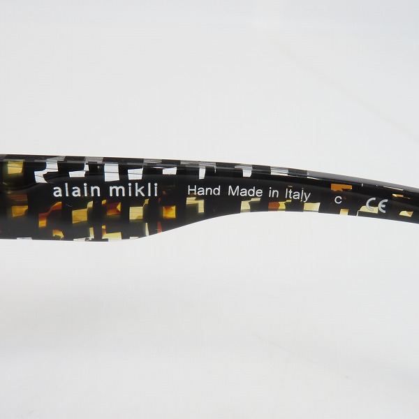 実際に弊社で買取させて頂いたalain mikli/アラン ミクリ 眼鏡フレーム/アイウェア A03013 B0G2の画像 6枚目