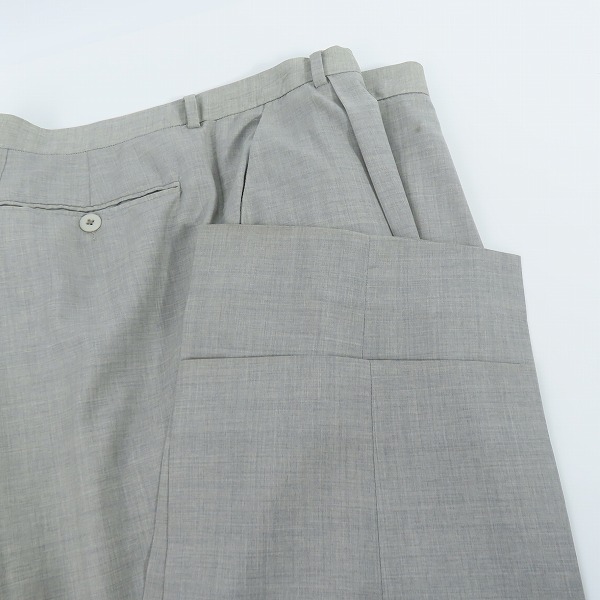 実際に弊社で買取させて頂いたGIANNI VERSACE/ジャンニヴェルサーチ スーツ ジャケット/パンツ/セットアップ/グレー/54の画像 8枚目