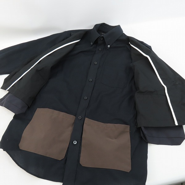 実際に弊社で買取させて頂いたMofM/マンオブムーズ mountain stream デザインシャツ 七分丈 フィッシングシャツ 3の画像 4枚目