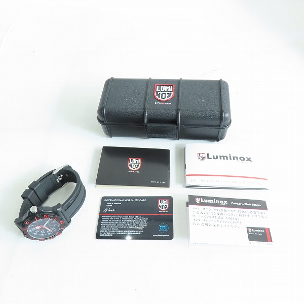 実際に弊社で買取させて頂いたLUMINOX/ルミノックス ブラック オプス カーボン Ref.8895 腕時計/ウォッチの画像 8枚目