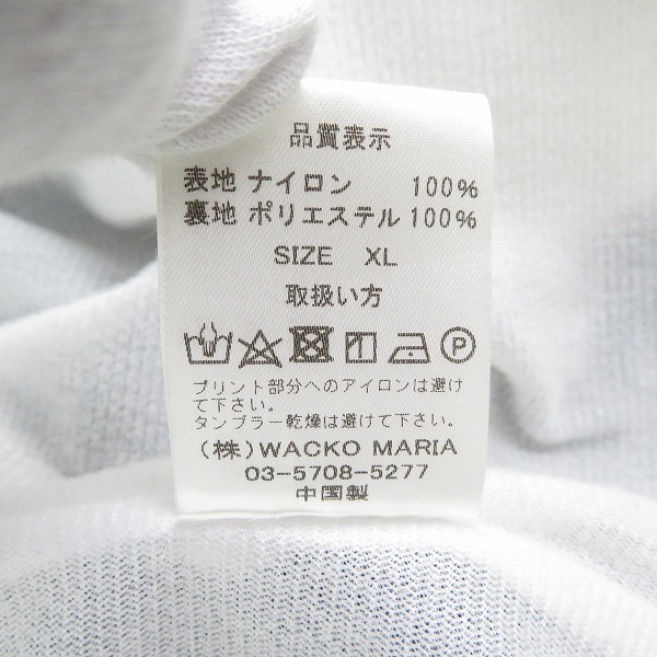 実際に弊社で買取させて頂いたWACKOMARI×NECK FACE/ワコマリア×ネックフェイス コーチジャケット/XLの画像 4枚目