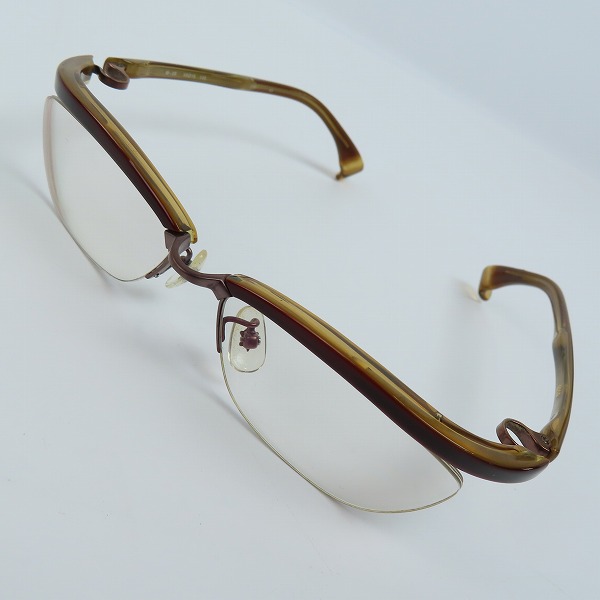 実際に弊社で買取させて頂いた999.9/フォーナインズ ハーフリム メガネフレーム/アイウェア M-09