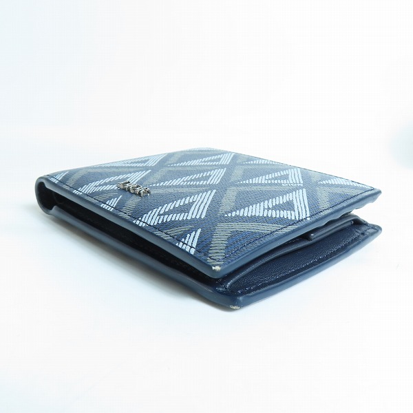 実際に弊社で買取させて頂いたDior/ディオール 二つ折り財布 CDダイヤモンド 2ESBC027DCOの画像 2枚目