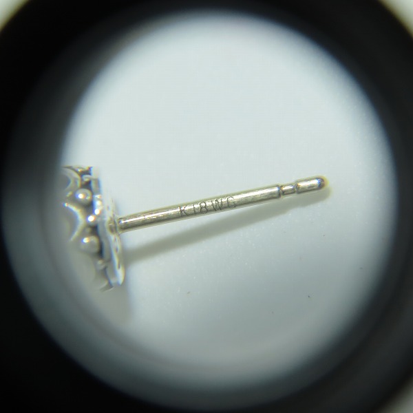 実際に弊社で買取させて頂いたJustin Davis/ジャスティンデイビス ピアス DEBUTANT クリア ジルコニア ペア SEJ215の画像 6枚目