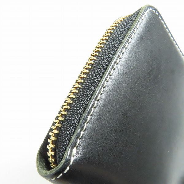 実際に弊社で買取させて頂いた土屋鞄製造所/ツチヤカバン ユニックリベルタ マスターLファスナー 長財布 ロングウォレット ブラックの画像 8枚目